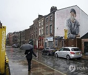 Britain Soccer Mural