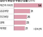 "유망 투자처는 재건축 추진 아파트" 54%