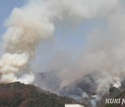 홍천 야산서 산불, 2시간 30분 만에 진화…산림 0.5㏊ 소실