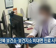 전북 보건소·보건지소 비대면 진료 시작