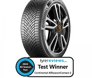 콘티넨탈 신형 타이어 ‘올시즌콘택트2’ 영국 타이어 전문평가서 1위 석권