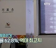 22대 총선 재외투표 종료 '역대 최고' 투표율