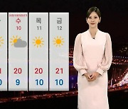 [날씨] 주말 완연한 봄…밤사이 안개, 큰 일교차 유의