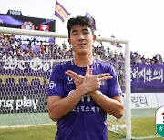 '김운 극장골' 안양, 안산 1-0 제압…K리그2 1위로