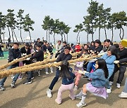 당진 삽교호 '게릴라줄다리기' 성황…기지시줄다리기 앞두고