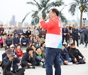 [포항 총선] 국힘 이상휘(포항남·울릉) 후보, 사전투표 마지막 날 ‘총력 유세’