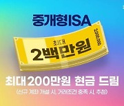 키움증권, 중개형 ISA 최대 200만원 현금 쏜다