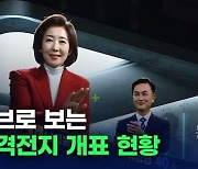 [총선현장] A큐브로 보는 3D 격전지 개표 현황