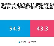 [출구조사-서울 동대문갑] 더불어민주당 안규백 54.3%, 국민의힘 김영우 43.3%