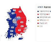 [4·10 총선] 동서로 갈렸다… 이변없는 지역주의 고착화