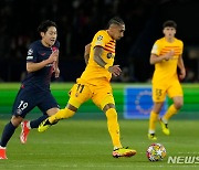 '이강인 61분' PSG, 바르셀로나에 챔스리그 8강 1차전 2-3 역전패