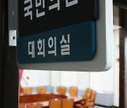 한산한 국민의힘 대회의실