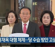 국힘, 윤재옥 대행 체제…당 수습 방안 고심