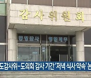 제주도감사위-도의회 감사 기간 ‘저녁 식사 약속’ 논란