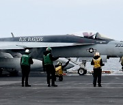 South Korea, U.S., Japan hold trilateral drills involving aircraft carrier