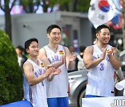 [JB포토] 2024 KBA 3x3 코리아투어 서울대회, 바스쿠스 '꺄르르 화이팅'