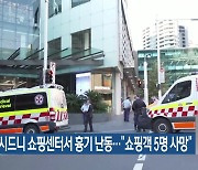 호주 시드니 쇼핑센터서 흉기 난동…“쇼핑객 5명 사망”