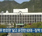 ‘나무 번호판’ 달고 운전한 60대…징역 10개월