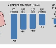 밸류업 동력상실·실적 악화 … 보험주 추락