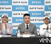 [mhn포토] 장인석 회장 '골프단을 응원합니다'