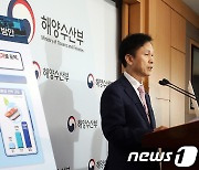 해운산업 경영안정·활력제고 방안 발표하는 송명달 차관