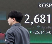 코스피, 중동 확전 우려에 0.9% 내린 2650선