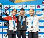 정지민·서채현, 한국 스포츠클라이밍 사상 최초 동반 메달 획득