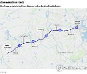 Boston Marathon Route