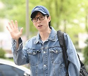 유재석 '얼마만의 출근길이야~'[엑's HD포토]