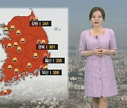 [날씨] 전국 뒤덮은 황사…동쪽 내일도 모래먼지, '황사 위기경보'
