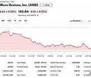 엔비디아 3.87% 하락하자 AMD는 5.78% 급락