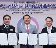 행안부·경찰청·신한금융희망재단, 범죄피해자 지원 업무협약