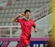 '이영준 2연속 골' 한국 답답한 흐름 깼다, 중국에 1-0 리드 중(전반 40분)