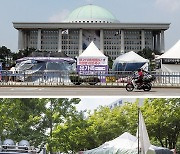 [사설] 불법 천막에 전기까지 대준 지자체, ‘천막 공화국’ 된 원인