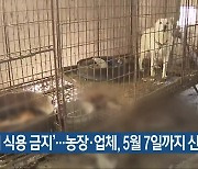 ‘개 식용 금지’…농장·업체, 5월 7일까지 신고해야