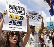 SPAIN TOURISM PROTEST