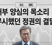 [사설] 내부 양심의 목소리 무시했던 정권의 결말