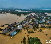 [포토] 물에 잠긴 중국 남부 도시