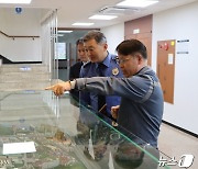 통영해경, 임해 중요시설 삼성중공업 거제조선소 현장 점검