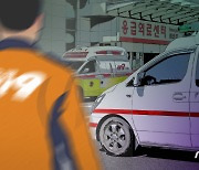 고성 송지호 인근 도로 한 가운데 걷던 60대, 택시에 치여 숨져