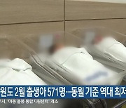 강원도 2월 출생아 571명…동월 기준 역대 최저