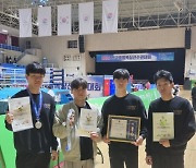 광주 동구복싱단, 전국종별 선수권대회 금1·은2 획득