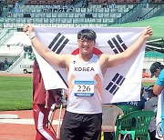'한국 포환던지기 미래' 박시훈, 아시아 20세 미만 대회서 은메달 쾌거