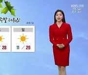 [날씨] 강원 기온 오름세…주말 더워요!