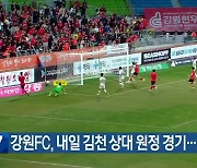 강원FC, 내일 김천 상대 원정 경기…2연승 도전