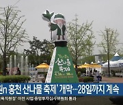 ‘강원n 홍천 산나물 축제’ 개막…28일까지 계속