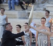 Greece Paris Olympics Flame