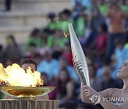 Greece Paris Olympics Flame