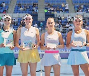 장수정, 일본 안도증권오픈 테니스 여자 복식 우승