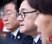 [포토] 홍익표 "국힘, 5월 임시국회 반대…총선 민의와 반대로 가는 것"